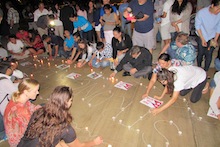 UH vigil for Nepal